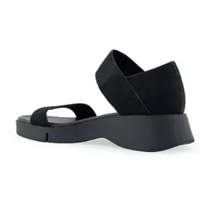 Aerosoles Freedom Sandal Womens 7.5 Black Platform Wedge Comfort thumbnail 4