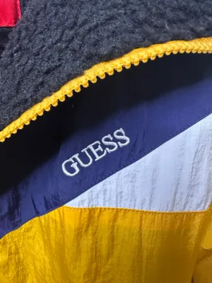 Guess Y2K Cropped Fleece Lined Windbreaker Jacket Women’s Size S thumbnail 3