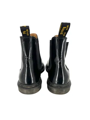 Dr. Martens Graeme II Black Gloss Chelsea Boots Leather Unisex Womens 10 Mens 8 thumbnail 6