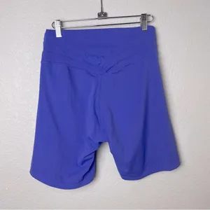 Amazon Brand Women's Blue Purple High-Waisted Biker Shorts Size XXL thumbnail 5