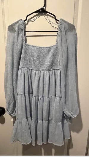 Altar'd State Dress Mini Blue thumbnail 6
