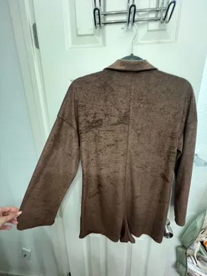 Princess Polly Brown Romper Long Sleeve thumbnail 2