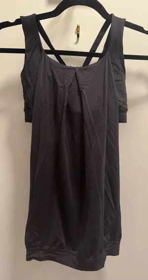 lululemon athletica Black Cross-Back Tank Top thumbnail 1