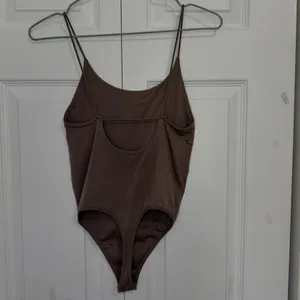 Light Brown Dark Nude Bodysuit Small thumbnail 2