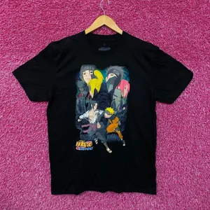 Naruto Shippuden Naruto n Team7 vs Sasuke n Akatsuki Tee L thumbnail 1