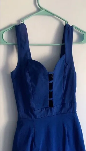 Cobalt Blue Mini Dress thumbnail 3