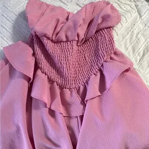 Revolve Pink romper dress thumbnail 1