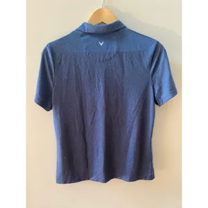 Callaway Size L Large Womens Blue Opti dry Golf Shirt Top EUC thumbnail 2