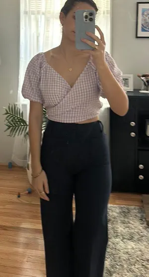 Gingham Crop Top thumbnail 7