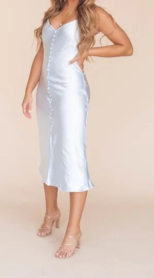 ✨2xHP✨Leonie Light Blue Slip Dress✨ thumbnail 1