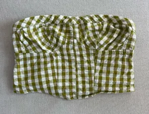 Free People Gingham Tube Top thumbnail 1