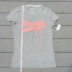NWT Aeropostale Y2K Short Sleeve Logo T-Shirt | Aeropostale Fitted T-Shirt thumbnail 5