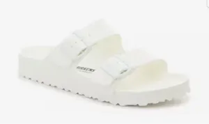 Birkenstock Arizona EVA White Sandals Two Strap Slides EU 37 L6 M4 thumbnail 1