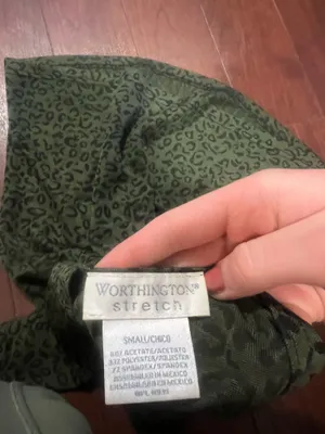 Vintage Worthington Leopard Print Short Sleeve thumbnail 3