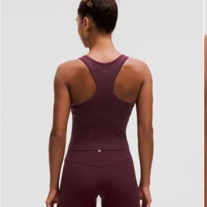 Lululemon Ebb to Street Crop Racerback Tank Top size 4 - Light Support, B/C Cup thumbnail 3
