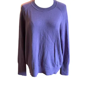 Nordstrom purple wool blend sweater Large office business casual thumbnail 2