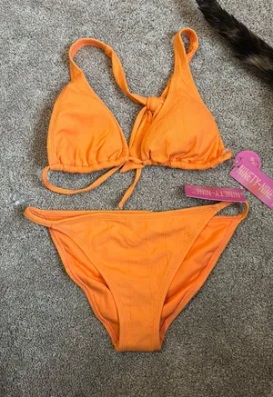 Ninety Nine Degrees Bikini Orange Size M thumbnail 1