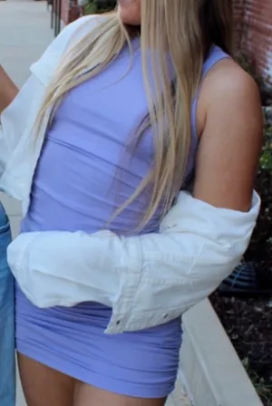 Purple Mini Dress thumbnail 2