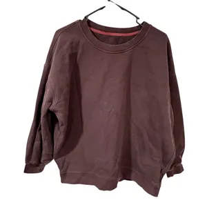 Lululemon Perfectly Oversized Crew Neck Sweatshirt Brown Pullover thumbnail 1