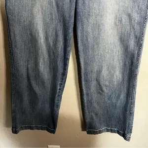 Carve Designs‎ Portland Wide Leg Crop Side Buckles Organic Cotton Denim Jeans thumbnail 4