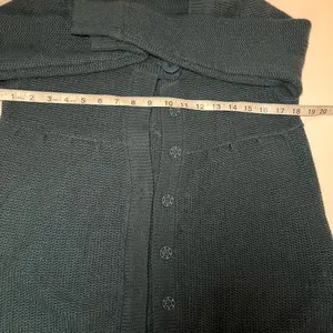 Miss Me Navy Chunky‎ Knit Cardigan Y2K size Small thumbnail 5