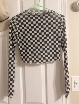 Sheer Checkered shirt Multiple thumbnail 1
