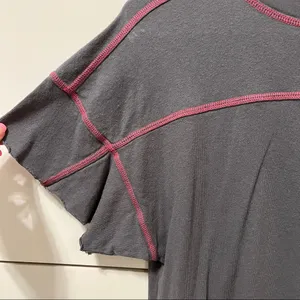 Urban Outfitters out from under grey & pink decorative stitching t shirt thumbnail 4