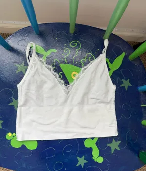 Altar'd State White Lace Tank Top thumbnail 1