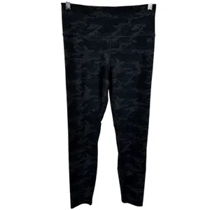 Vuori Clean Elevation Leggings Ultra High Waist 7/8 Ultra Sueded Camo Black M thumbnail 2