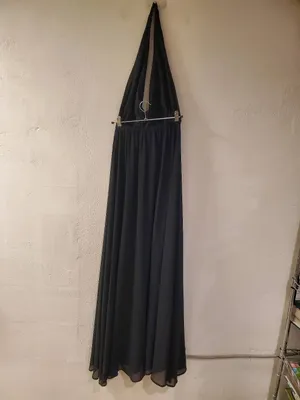 Show Me Your Mumu Luna Halter Maxi Dress in Black Small thumbnail 3