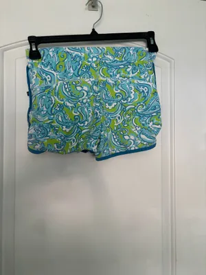 Light pattern workout shorts Blue thumbnail 3