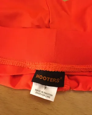 Hooters New Girl Rare Uniform Shorts Tag Crooked Size Large thumbnail 5