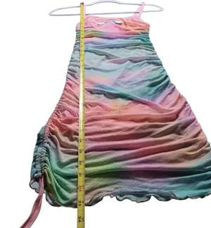NWT Dolls Kill x My Little Pony Dress Pastel Rainbow Cinched Size XS New thumbnail 7