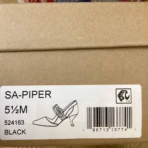 Sanctuary‎ Piper Black Heels with Statement Buckle thumbnail 5