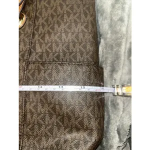 Michael Kors‎ Jet Set Travel Large Mk Signature Logo Tote Handbag Brown 30S11T4B thumbnail 14