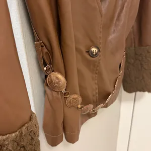 SheIn Faux leather/fur western honey Lainey Wilson/ Ella Langley vibes jacket M thumbnail 3