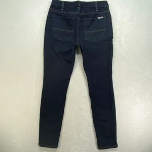 Carhartt Jeans womens Size 4 Slim Fit Skinny Leg Dark Blue Denim Jeans‎ Regular thumbnail 11