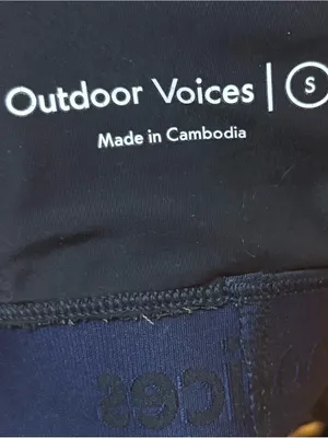 Outdoor Voices Doing Things Polka Dot Preppy Outdoor Hiking Yoga Sports Bra S thumbnail 7