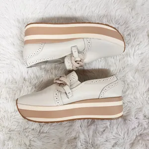DOLCE VITA Jhenee Platform Loafer Sneakers Size 7.5 Beige Cream Slip On Casual‎ thumbnail 6