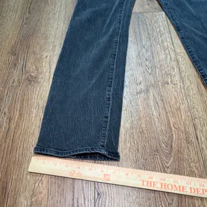 Madewell Curvy 90s Straight Leg Jeans Washed Black Size 29 Tall High Rise grunge thumbnail 7