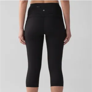 Lululemon Mind Over Miles Crop Black 17" Legging 2 thumbnail 2