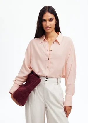 Madewell Pink Button Down Shirt thumbnail 1