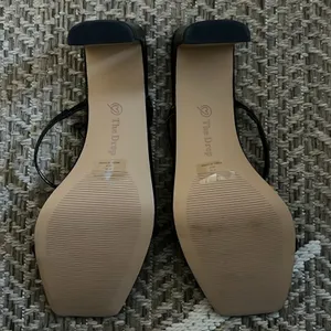 The drop Avery Square Toe pump Womens Sz 11 Black thumbnail 6