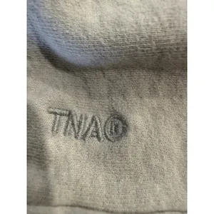 TNA Aritzia Cozy Fleece‎ Sweatfleece Shorts Heather Gray XL Relaxed Fit Lounge thumbnail 4