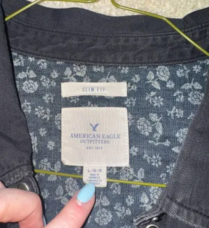 American Eagle Outfitters Black Button Up thumbnail 5