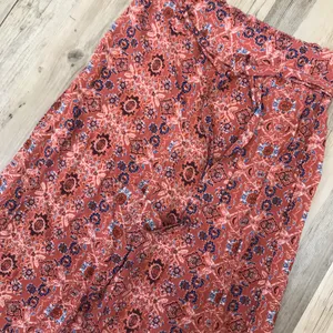 NWT Boutique Boho wide leg floral tie pants sz Large thumbnail 6