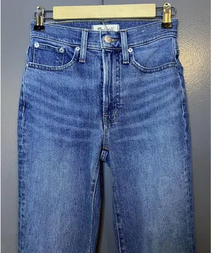 Madewell The Perfect Vintage Jeans Womens 23 Med Wash High Rise Straight Denim thumbnail 1