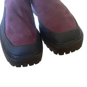 Nordstrom Rack Bellamy Faux Suede Chelsea Boots Wine Womens 8.5 Waterproof thumbnail 8
