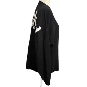Disney Disneyland Spirit Jersey Black Pullover Sweatshirt Sz Small Oversized thumbnail 4