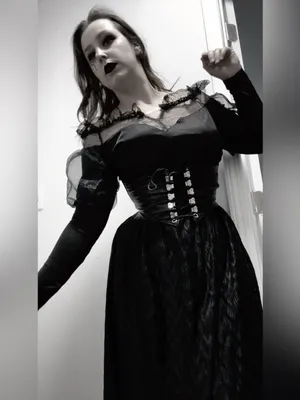 Whimsigoth Cosplay Dress Black Size M thumbnail 3